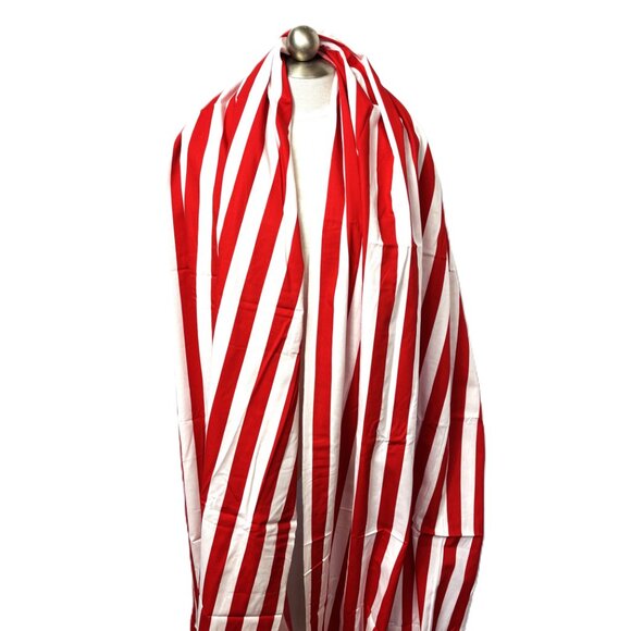 Fabric Red & White 1” Stripe  - 4 Yrds 5"  x  44" - Picture 3 of 6